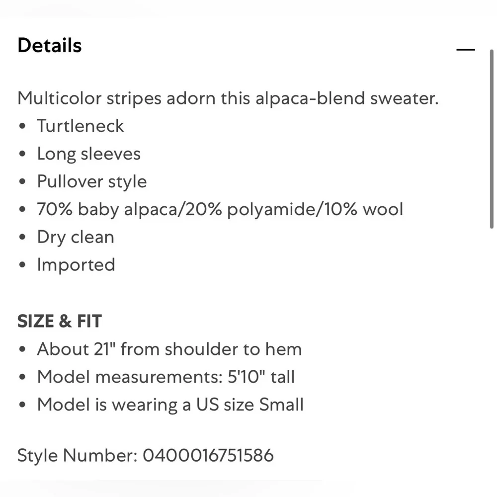 Veronica Beard Alston Alpaca Striped Knit Women's Sweater - Picture 7 of 8